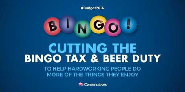 tory bingo and beer