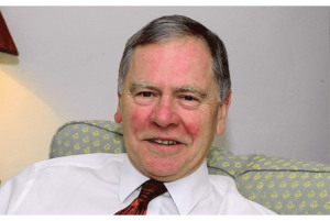 Howard Shiplee relaxes after another exhausting day spending our money.